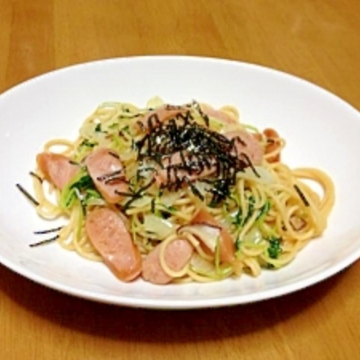 ☆簡単☆豆苗和風パスタ